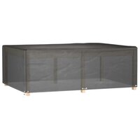 Tuinmeubelhoes met 12 oogjes rechthoekig 230x165x80 cm 2