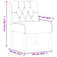Eetkamerstoel knoopontwerp linnen 8