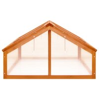 Broeikas 114x80x50 cm vurenhout bruin 4