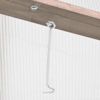 Broeikas 110x58,5x39 cm vurenhout grijs 5