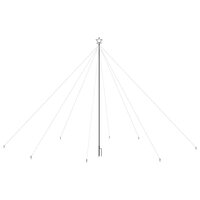 Kerstboomverlichting 800 LED&amp;apos;s binnen/buiten 5 m meerkleurig 3