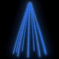 Kerstboomverlichting met 400 LED&amp;apos;s blauw net 400 cm 4