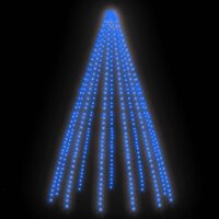 Kerstboomverlichting met 500 LED&amp;apos;s blauw binnen/buiten 500 cm 5