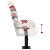 4-delige Bootstoelenset met hoge rugleuning inklapbaar 9