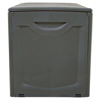 Opbergbox 118x53x57 cm polypropyleen zwart 7