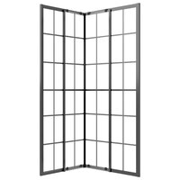 Douchecabine 80x70x180 cm mat ESG zwart 5