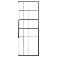 Douchecabine 80x70x180 cm mat ESG zwart 6