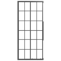 Douchecabine 80x70x180 cm mat ESG zwart 7