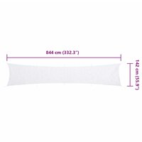 Camouflagenet met opbergzak 844x142 cm wit 7