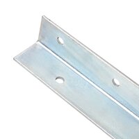 Grondanker L-vormig 5x5x50 cm gegalvaniseerd staal 12 st 3