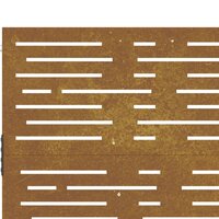 Poort 85x75 cm vierkant cortenstaal 8