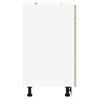 Onderkast met lade 80x46x81,5 cm spaanplaat sonoma eikenkleurig 6