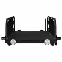 Fietstrailer oxford stof en ijzer zwart 5