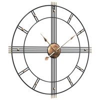 Wandklok &Oslash;60 cm ijzer zwart 3