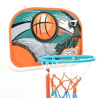 Basketbalset draagbaar verstelbaar 133-160 cm 7