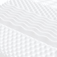 Schuimmatras 7 zones hardheid 20 ILD 120x210 cm wit 5
