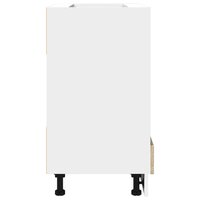 Ovenkast 60x46x81,5 cm spaanplaat sonoma eikenkleurig 6