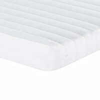 Schuimmatras voor kinderen 7 zone hardheid 20 ILD 80x160 cm wit 7