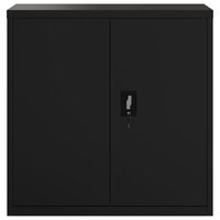 Archiefkast 90x40x90 cm staal zwart 3