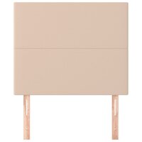 Hoofdborden 2 st 90x5x78/88 cm kunstleer cappuccinokleurig 3