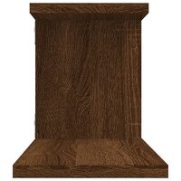 Tv-wandschap 125x18x23 cm bewerkt hout bruin eikenkleur 6