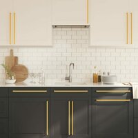 Handvatten 10 st 480 mm roestvrij staal goudkleurig 4