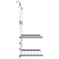 Droogrek voor balkon 54x25x42 cm aluminium 4