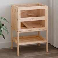 Hamsterkooi 55x40x80 cm massief vurenhout 2