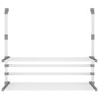 Droogrek voor balkon 89x25x(60-95) cm aluminium 3