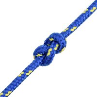 Boot touw 6 mm 50 m polypropyleen blauw 5