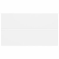 2-delige Badkamermeubelset bewerkt hout wit 11