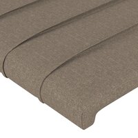 Hoofdborden 2 st 80x5x78/88 cm stof taupe 4