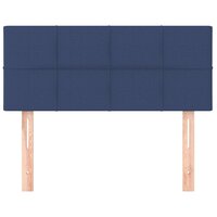 Hoofdbord 80x5x78/88 cm stof blauw 3