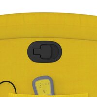 Sta-op-massagestoel verstelbaar fluweel geel 12