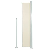 Windscherm uittrekbaar 120x300 cm cr&egrave;me 3