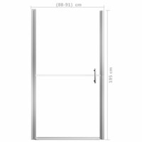 Douchedeur mat 91x195 cm gehard glas 5