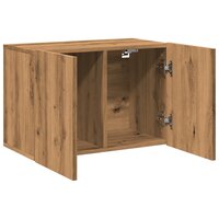 Tv-meubel wandgemonteerd 60x30x41 cm artisanaal eikenkleurig 6