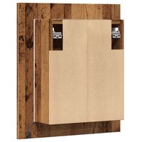 Badkamerspiegelkast LED 40x12x45 cm bewerkt hout oud hout 10