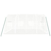 Tuinkas met stalen frame 12 m&sup2; 4x3x2 m wit 5