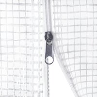 Tuinkas met stalen frame 12 m&sup2; 4x3x2 m wit 7