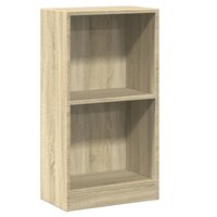 Boekenkast 40x24x75 cm bewerkt hout sonoma eikenkleurig 2