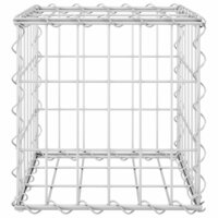 Gabion plantenbak verhoogd kubus 30x30x30 cm staaldraad 3