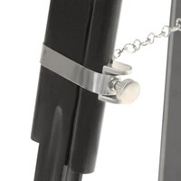 Vloerlamp driepoot 171 cm massief mangohout zwart 11