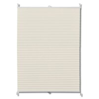 Pliss&eacute; rolgordijn 80x100cm creme 2