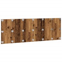 Hoofdbord wandmodel 240x1,5x80 cm bewerkt hout oud houtkleurig 4