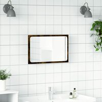 Badkamerspiegel met LED 60x8,5x38 cm bewerkt hout sonoma eiken 4