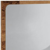 Badkamerspiegel met LED 60x8,5x38 cm oud houtkleurig 9