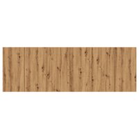 Hoofdbord wandmodel 240x1,5x80 cm bewerkt hout artisanaal eiken 3