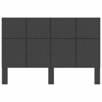 Hoofdbord 160x200 cm stof donkergrijs  4