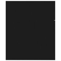 Badkamermeubelset spaanplaat zwart 9